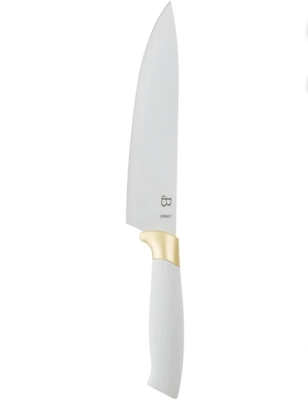 New Beatiful White & Gold 3-Piece Kitchen Knife Set